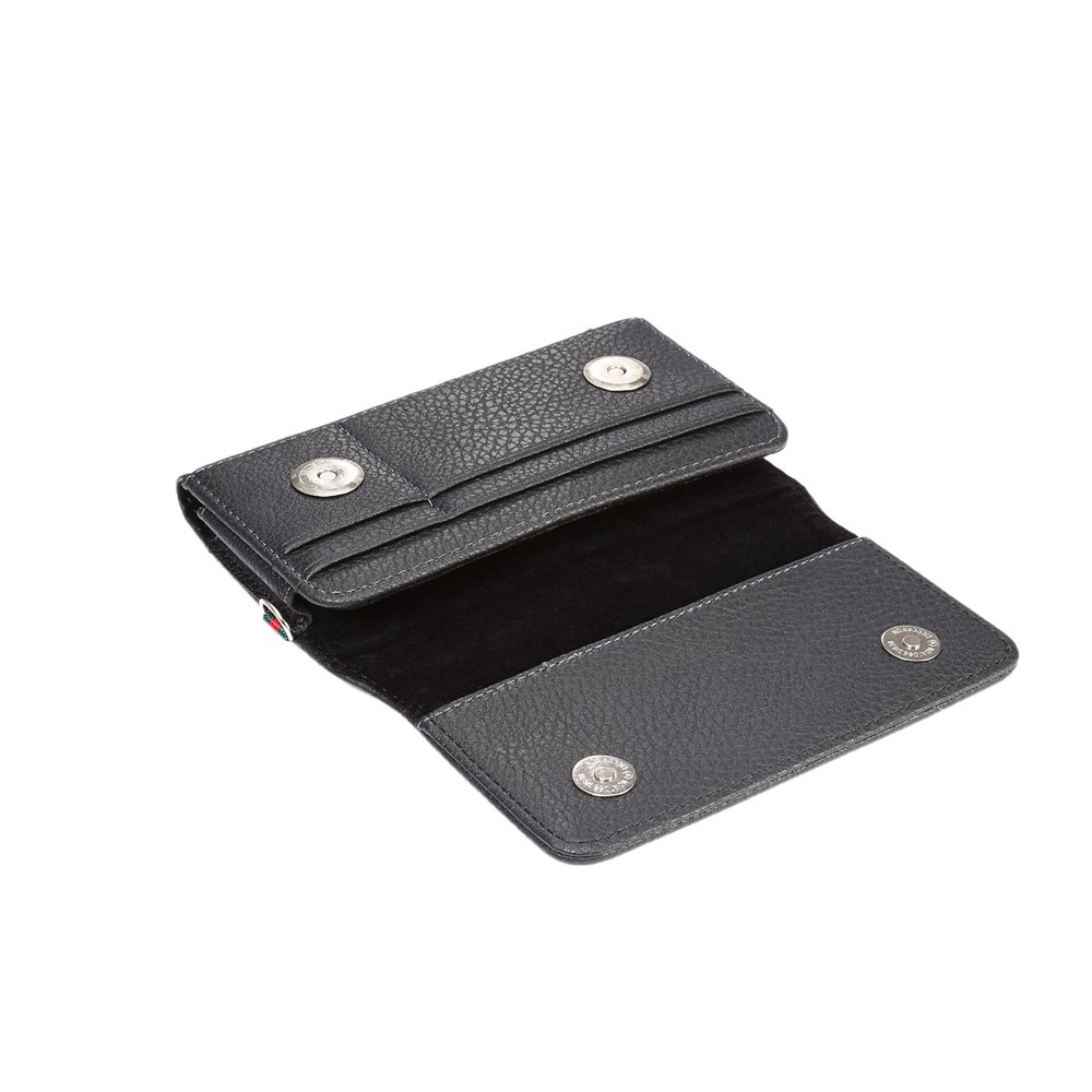 Litchi-Getreide-Ledertasche Für Samsung Galaxy S7 Edge / Huawei P9 Plus - Schwarz-7