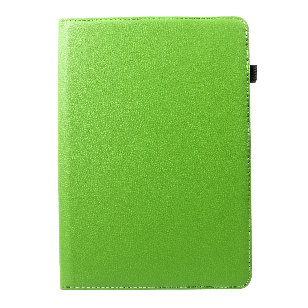 360 Degree Rotary Litchi Leather Stand Cover for 9-10 inch Tablets, Size: 24-26cm x 16-18.5cm - Green-4
