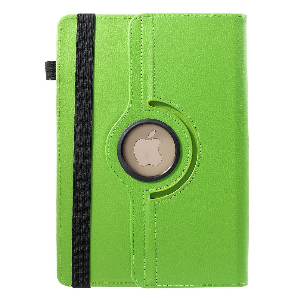 360 Degree Rotary Litchi Leather Stand Cover for 9-10 inch Tablets, Size: 24-26cm x 16-18.5cm - Green-5