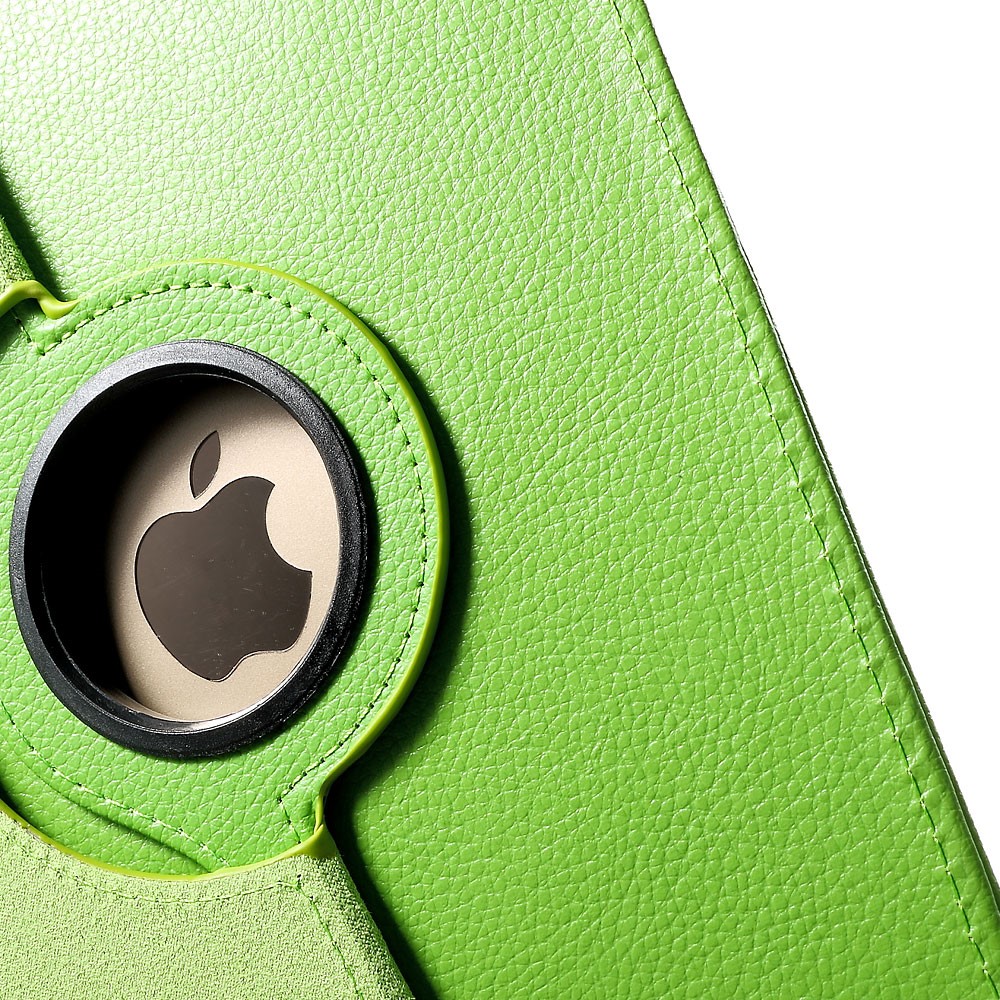 360 Degree Rotary Litchi Leather Stand Cover for 9-10 inch Tablets, Size: 24-26cm x 16-18.5cm - Green-8