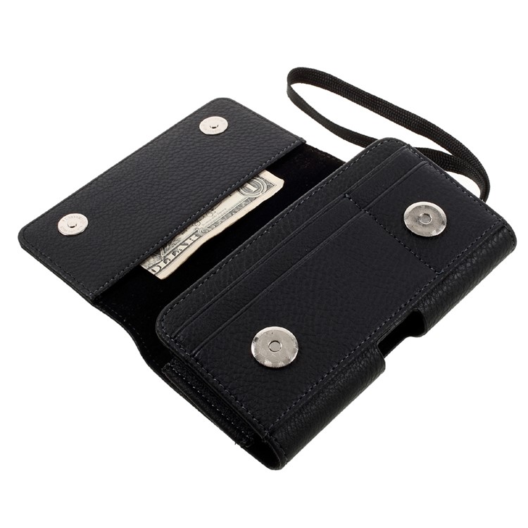 Litchi Texture PU Leather Pouch Case Holster with Belt Clip for iPhone 6s/Samsung Galaxy S4, Size: 135 x 80 x 30mm-10
