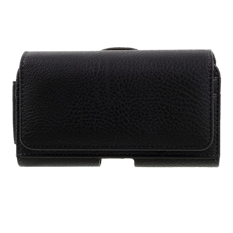 Litchi Texture PU Leather Pouch Case Holster with Belt Clip for iPhone 6s/Samsung Galaxy S4, Size: 135 x 80 x 30mm-2