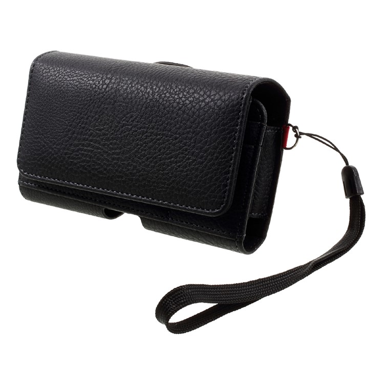 Litchi Texture PU Leather Pouch Case Holster with Belt Clip for iPhone 6s/Samsung Galaxy S4, Size: 135 x 80 x 30mm-6