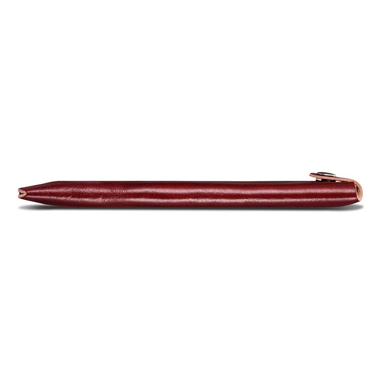 ICARER 5.5 inch Universal Retro Vegetable Tanned Leather Pouch for iPhone 7 Plus etc, Size: 15.5 x 8.1 x 0.5cm - Wine Red-9