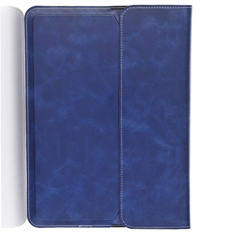 Crazy Horse Texture Origami Stand Leather Wallet Cover for ipad pro 9.7 - Blue-6