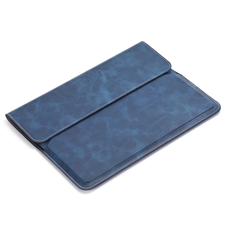 Crazy Horse Texture Origami Stand Leather Wallet Cover for ipad pro 9.7 - Blue-7