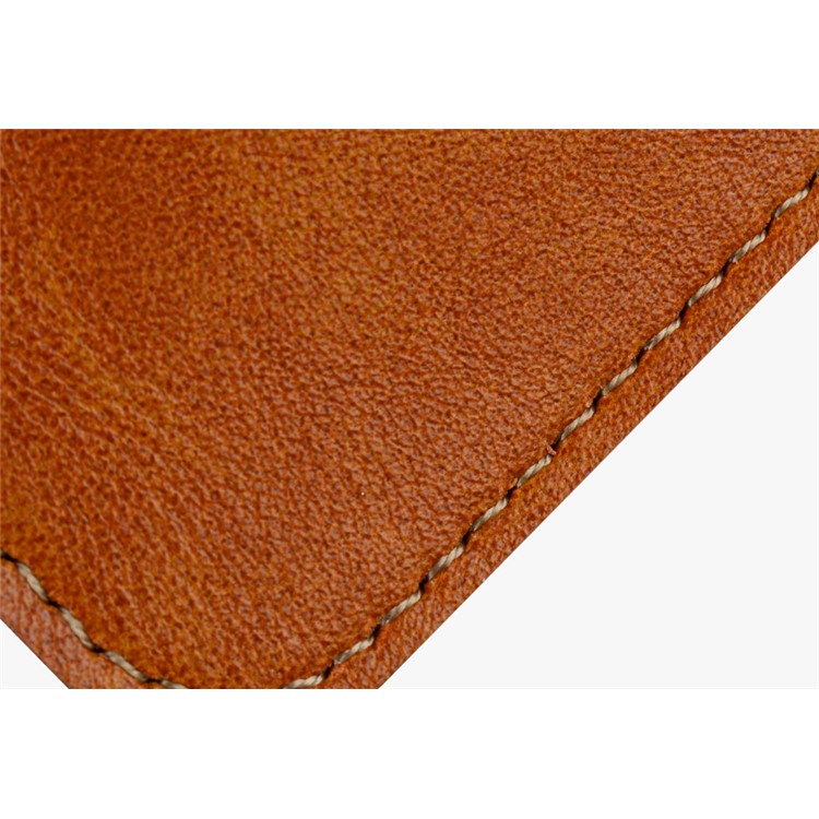 WUW P18 Light Luxury All-match Leather Wallet Case for iPhone 7 Plus / Samsung S8 Etc, Size: 165 x 8mm - Brown-10