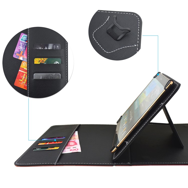 Pattern Printing Stand Wallet Leather Case for Samsung Tab E 9.6 / iPad Air 2, Size: 265 x 177mm - Dandelion and Colorful Halos-5