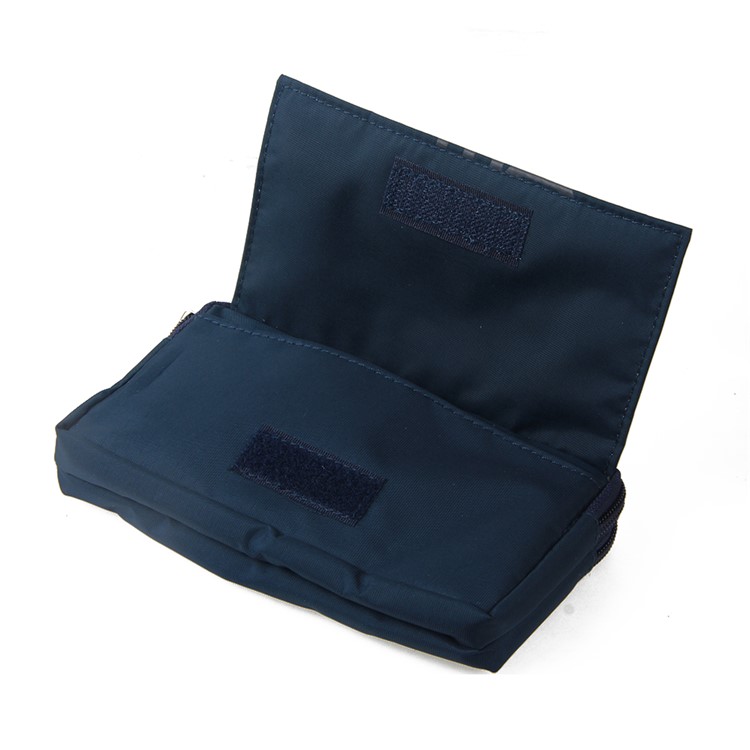 Universal Cloth Pouch Pocket with Belt Loop for iPhone 6s Plus/Samsung Galaxy S7 edge etc, Size: 15.5 x 9 x 1cm - Dark Blue-5