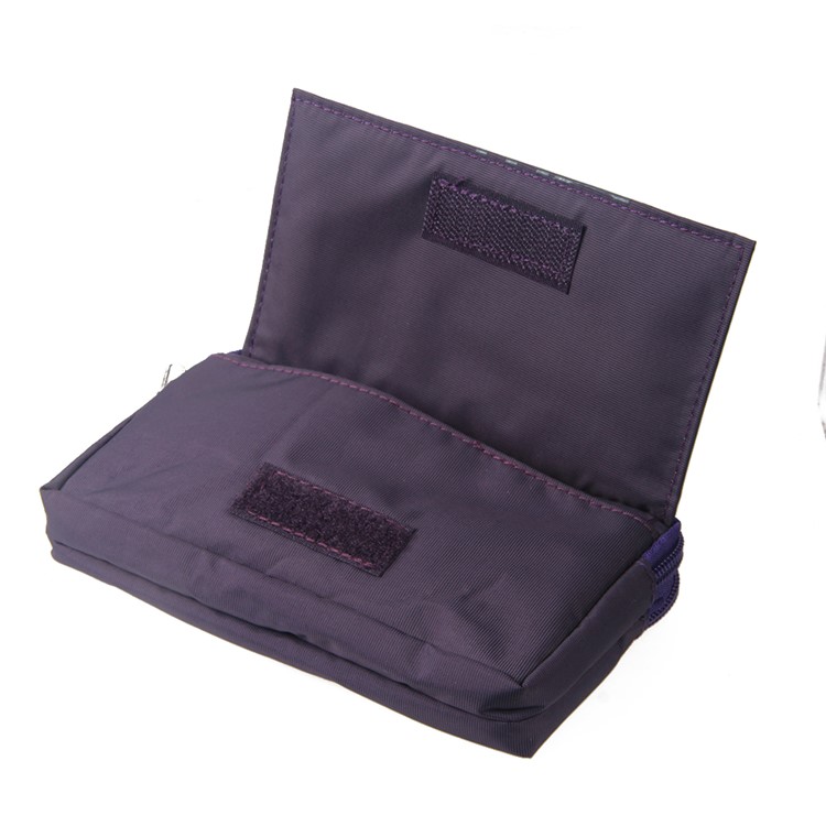 Universal Zipper Pouch Bag for iPhone 6s Plus/Samsung Galaxy S7 edge etc, Size: 15.5 x 9 x 1cm - Purple-5
