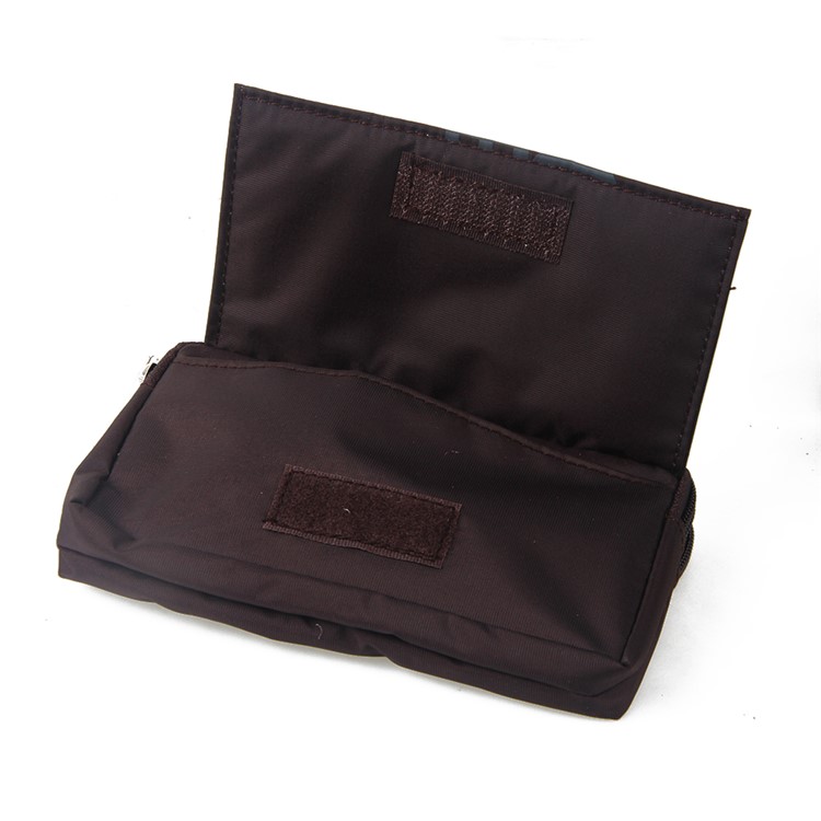 Universal Pouch Case with Handy Strap for iPhone 6s Plus/Samsung Galaxy S7 edge etc, Size: 15.5 x 9 x 1cm - Brown-5