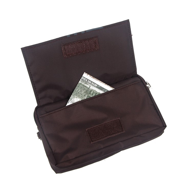 Universal Pouch Case with Handy Strap for iPhone 6s Plus/Samsung Galaxy S7 edge etc, Size: 15.5 x 9 x 1cm - Brown-9
