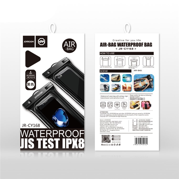 JOYROOM CY168 30m Waterproof Air Bag Case - Black-7