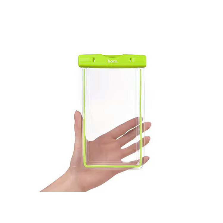 HOCO Universal 20M Noctilucent Waterproof Bag Diving Pouch for iPhone Huawei Samsung Etc (Noctilucence Model) - Green-6