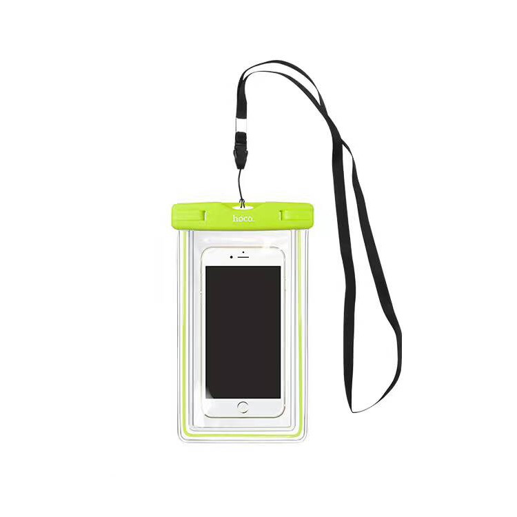HOCO Universal 20M Noctilucent Waterproof Bag Diving Pouch for iPhone Huawei Samsung Etc (Noctilucence Model) - Green-8