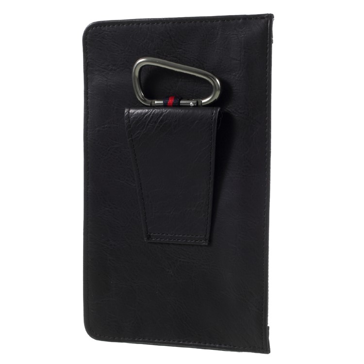 6.3 inch Multi-function Belt Clip Hook Loop Pouch Case for iPhone 7 Plus/Samsung Galaxy S8 Plus - Black-2