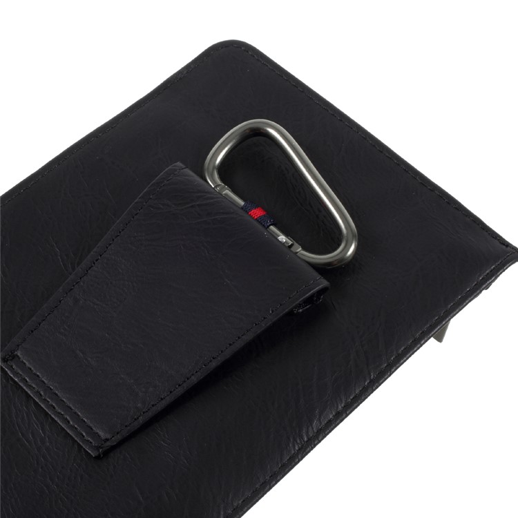 6.3 inch Multi-function Belt Clip Hook Loop Pouch Case for iPhone 7 Plus/Samsung Galaxy S8 Plus - Black-5
