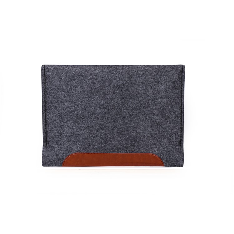 Universal Felt Sleeve Bag Velcro Closure Tablet Pouch Bag for iPad Pro 10.5 inch (2017) etc. - Dark Grey-3