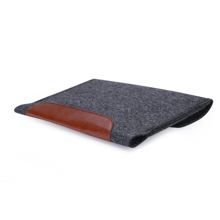 Universal Felt Sleeve Bag Velcro Closure Tablet Pouch Bag for iPad Pro 10.5 inch (2017) etc. - Dark Grey-7