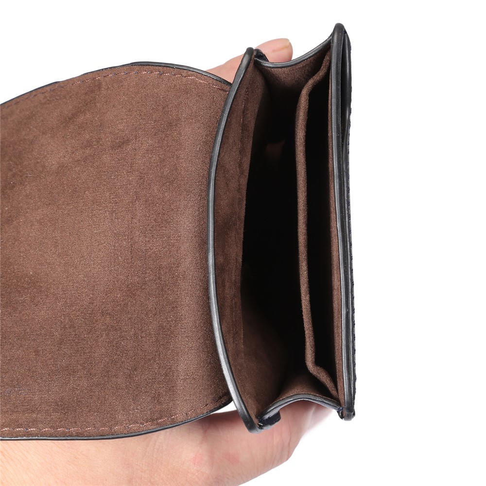 For iPhone 8 Plus / Samsung Galaxy S9+/S8+ Crazy Horse Vertical Flip Leather Holster Case Size: 17x10x2.5cm - Brown-3