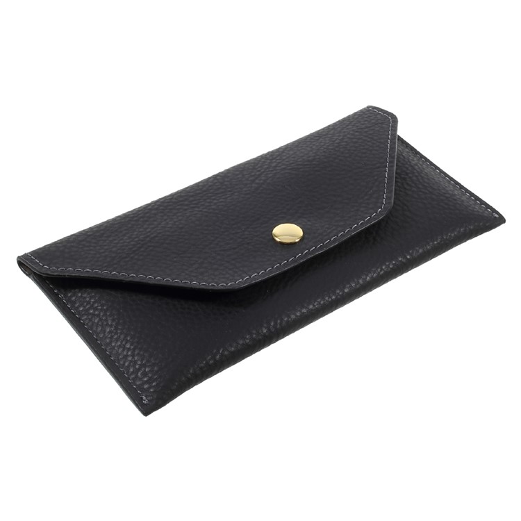 Litchi Grain Universal 5.5 inch Purse Handbag for iPhone 7 Plus Size: 17 x 9cm - Black-3