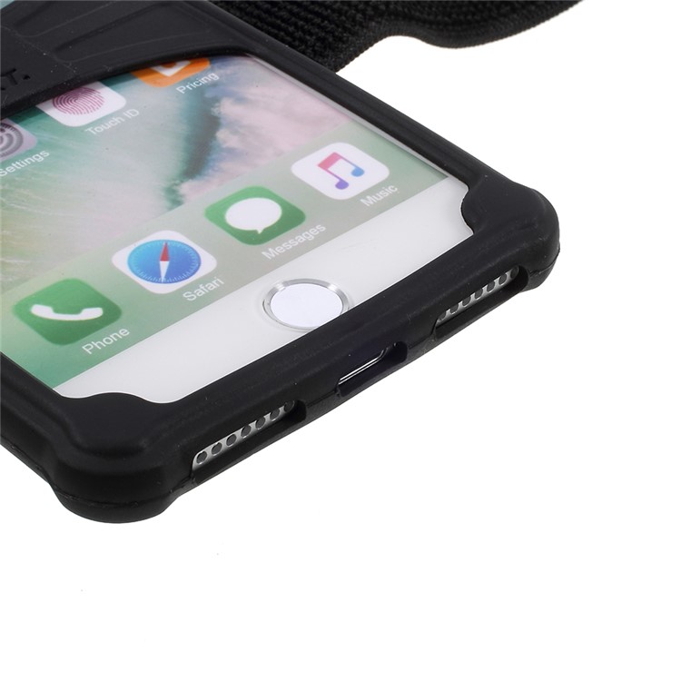Universal Silicone Sports Armband for iPhone 8 Plus/7 Plus, 5.5 - 6.0 inch Smartphones - Black-7