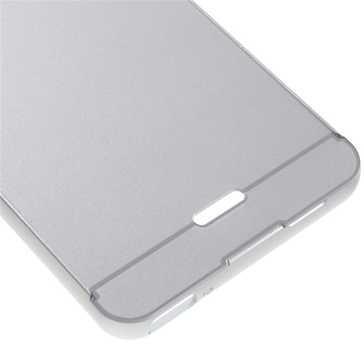 Slide-on Metal Bumper Hard Cover for Infinix Hot Note X551 - Silver-5