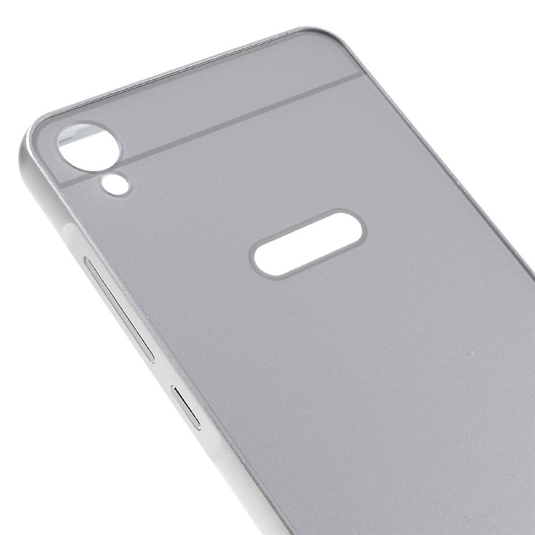 Slide-on Metal Bumper Hard Cover for Infinix Hot Note X551 - Silver-6