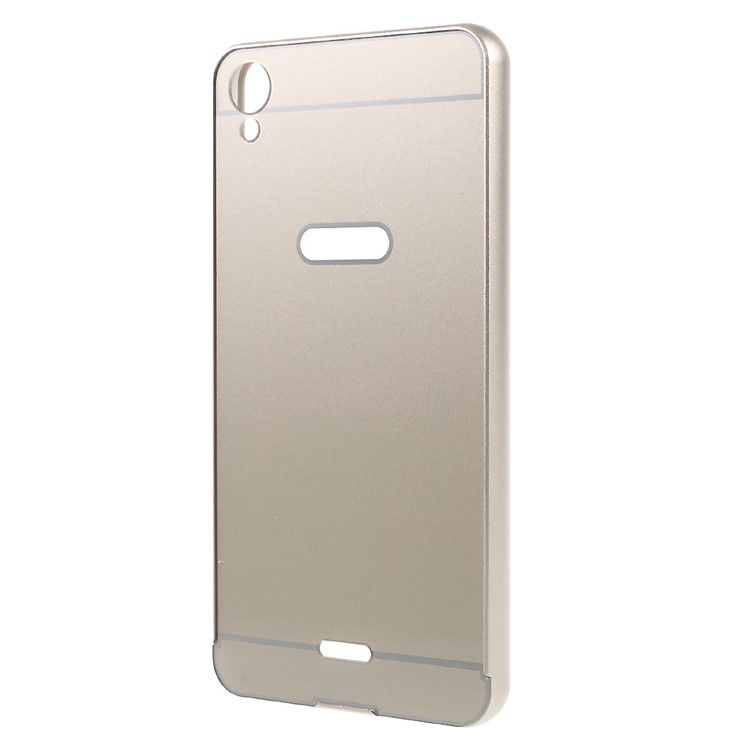 Slide-on Metal Frame PC Back Shell for Infinix Hot Note X551 - Gold-2