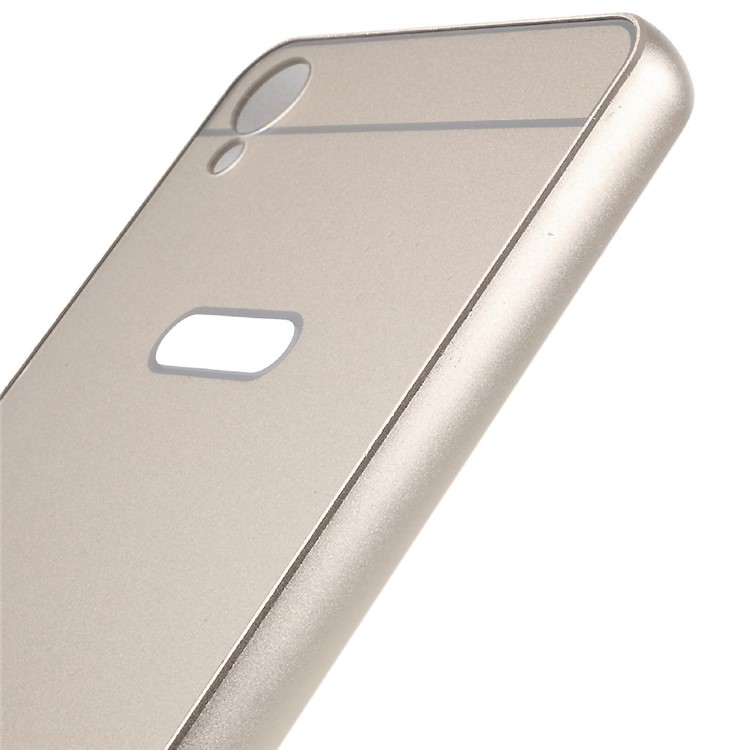 Slide-on Metal Frame PC Back Shell for Infinix Hot Note X551 - Gold-4