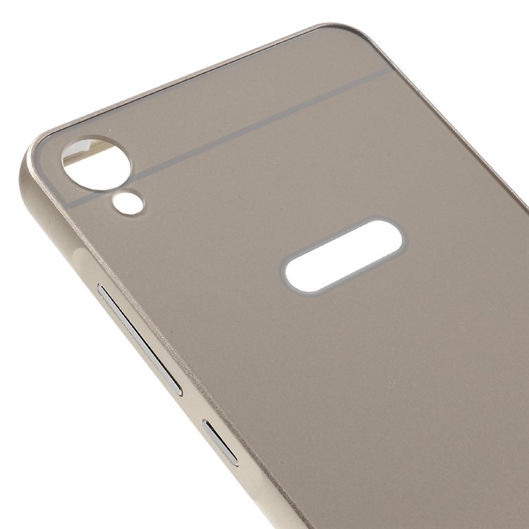 Slide-on Metal Frame PC Back Shell for Infinix Hot Note X551 - Gold-6