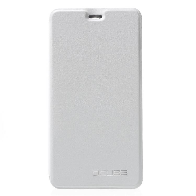 OCUBE PU Leather Stand Cellphone Case for BlackBerry R6 Lite - White-1