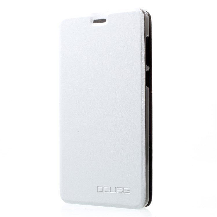 OCUBE PU Leather Stand Cellphone Case for BlackBerry R6 Lite - White-3
