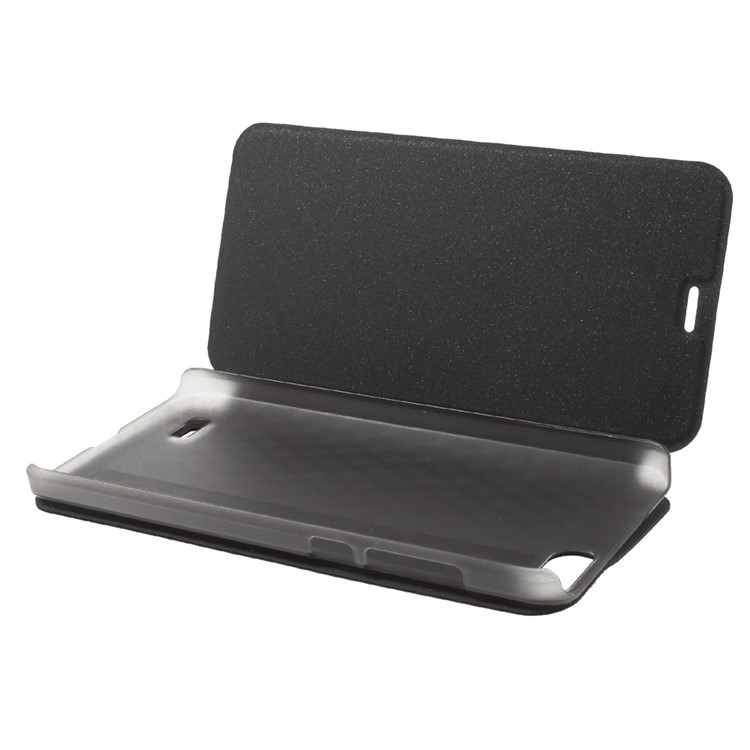 OCUBE Flip Leather Stand Phone Case for Blackview A7 - Black-5