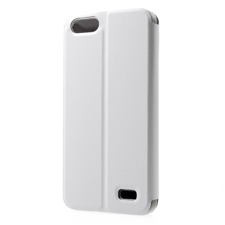 OCUBE Flip Leather Stand Phone Cover for Blackview A7 - White-2