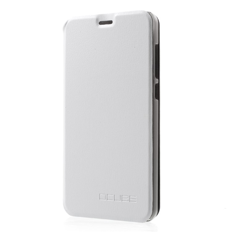 OCUBE Flip Leather Stand Phone Cover for Blackview A7 - White-3