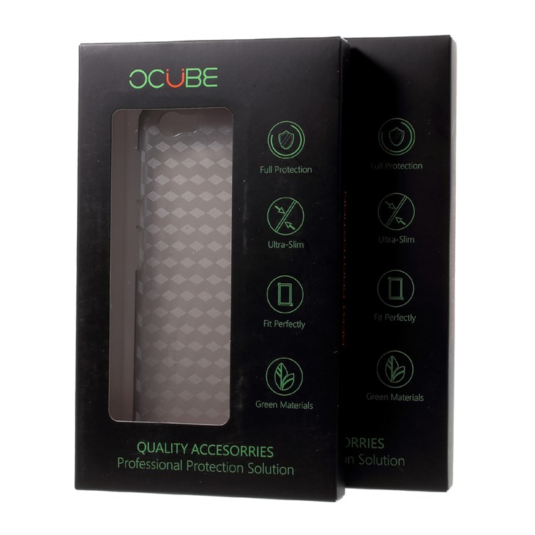 OCUBE Cubic Pattern Hard Plastic Case for Vernee Mars Pro - Black-5