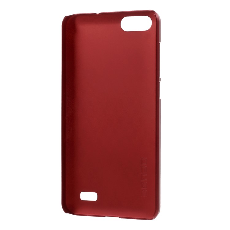 OCUBE Cubic Pattern Hard Plastic Case for Blackview A7 - Red-4