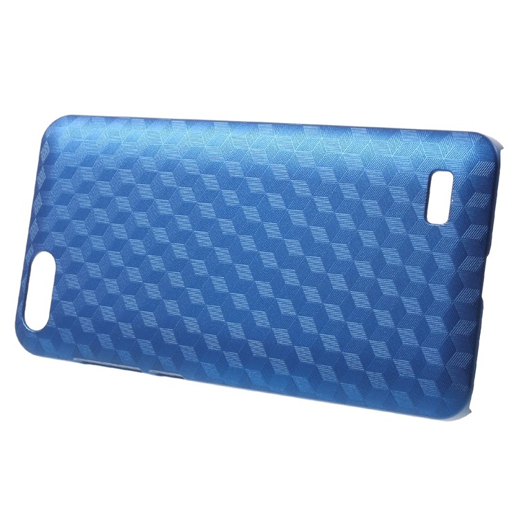 OCUBE Cubic Pattern Hard Plastic Phone Cover for Blackview A7 - Blue-2