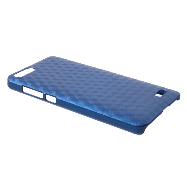 OCUBE Cubic Pattern Hard Plastic Phone Cover for Blackview A7 - Blue-3