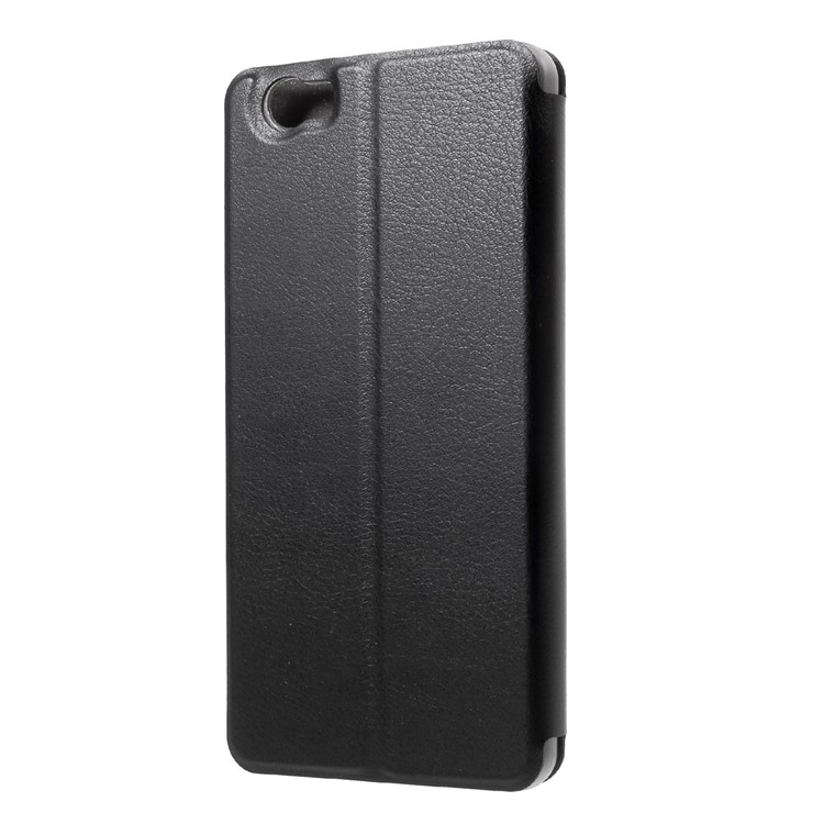 OCUBE Flip Leather Stand Phone Case for Vernee Mars Pro - Black-2