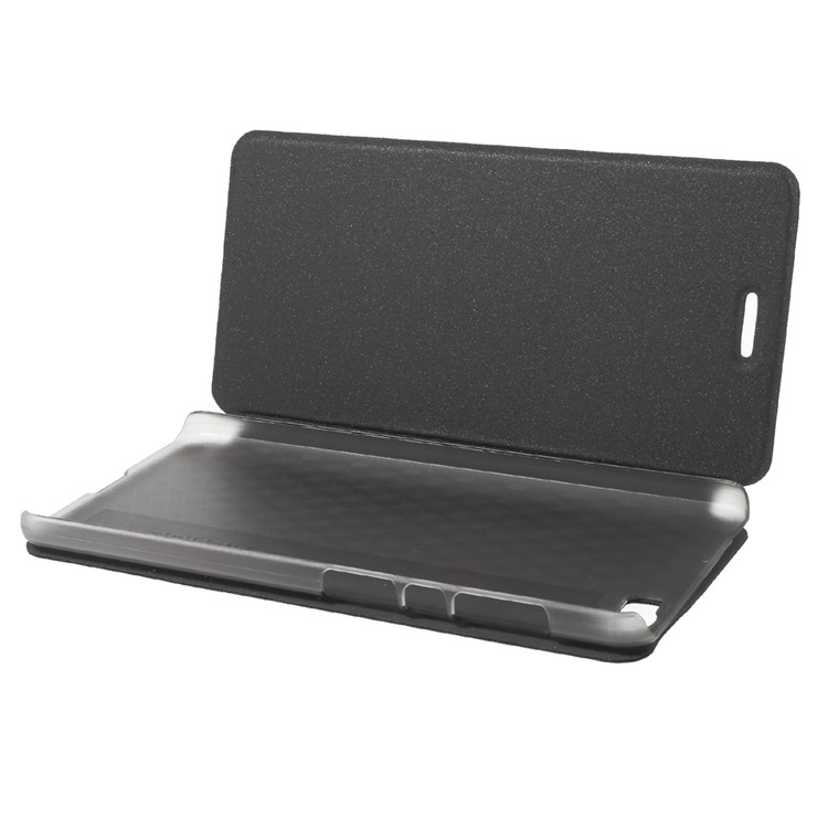 OCUBE Flip Leather Stand Phone Case for Vernee Mars Pro - Black-5