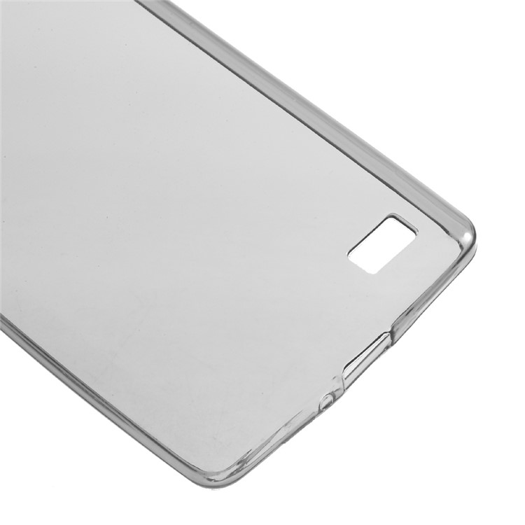 Clear TPU Gel Case Cover with Non-slip Inner for TP-Link Neffos C5 - Grey-5