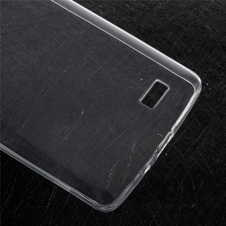 For TP-link Neffos C5 Max Thin Gel TPU Phone Case with Non-slip Inner - Transparent-5