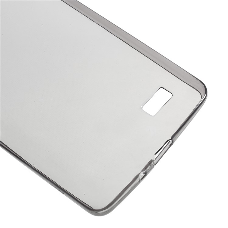 For TP-link Neffos C5 Max Thin Gel TPU Back Case with Non-slip Inner - Grey-5