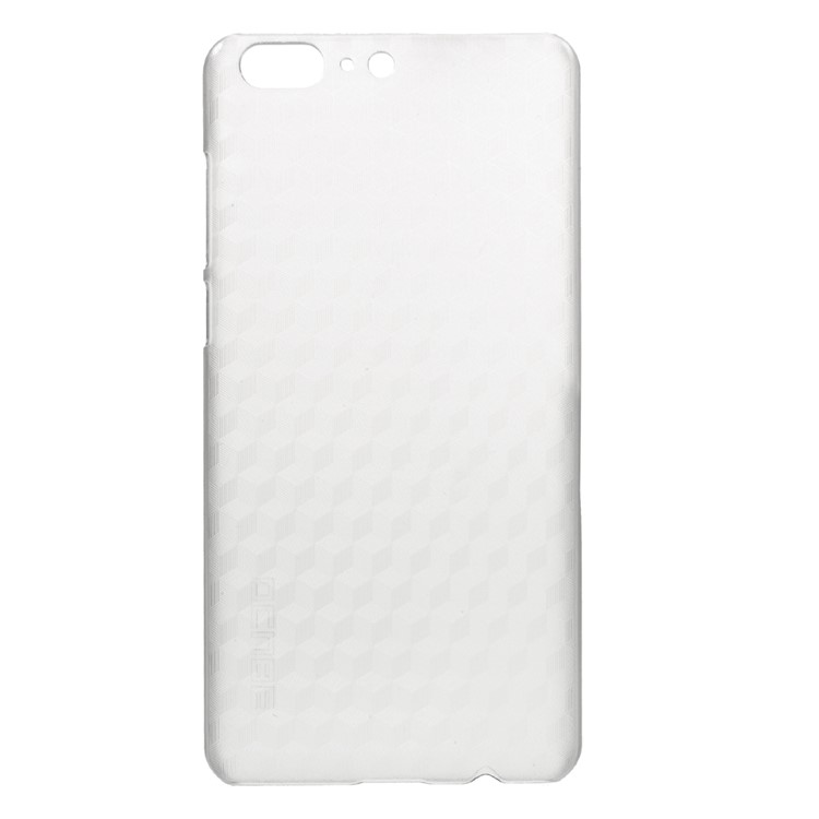 OCUBE Cubic Pattern Hard Plastic Case for Leagoo T5 - Transparent-1