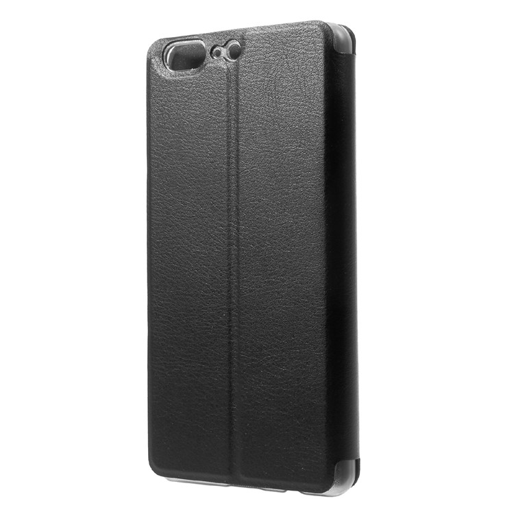 OCUBE Leather Stand Phone Case for Leagoo T5 - Black-2