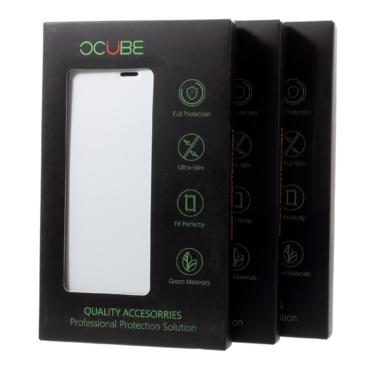 OCUBE Leather Stand Phone Case for Leagoo T5 - Black-7