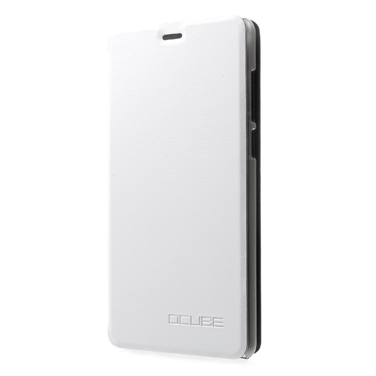 OCUBE Leather Stand Phone Cover for Leagoo T5 - White-3