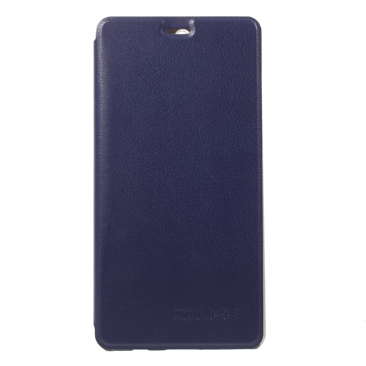 OCUBE Leather Stand Mobile Phone Shell for Leagoo T5 - Dark Blue-1